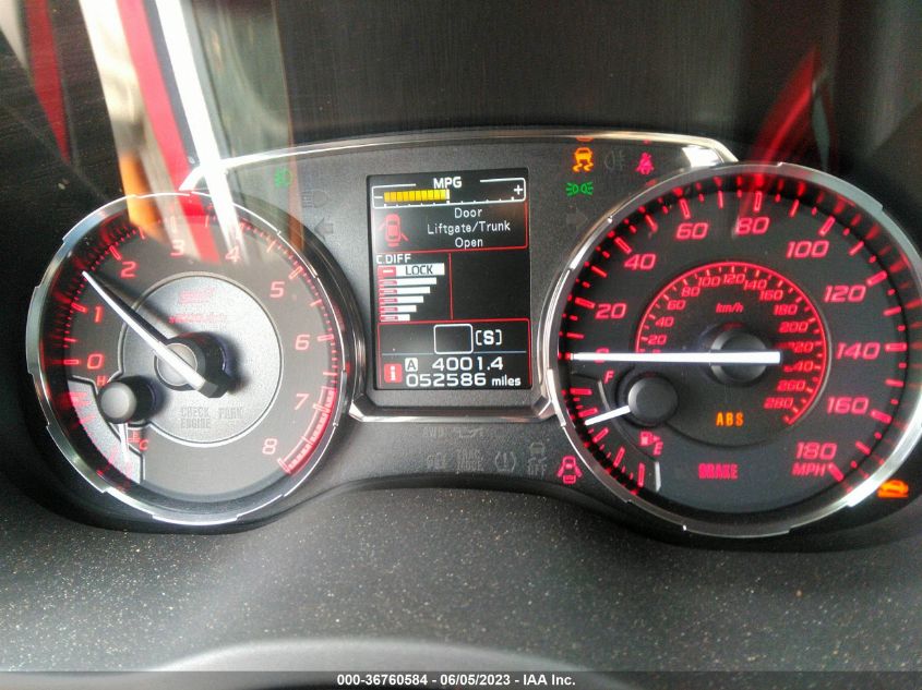 2016 SUBARU WRX STI - JF1VA2V66G9814810