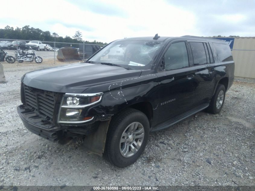 2017 CHEVROLET SUBURBAN C1500 LT - 1GNSCHKC9HR164240