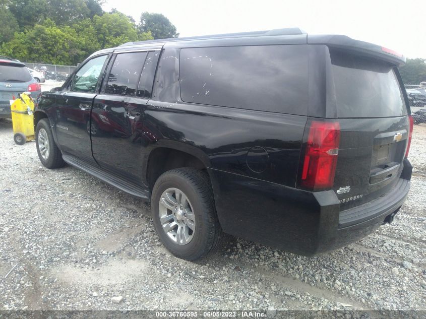 2017 CHEVROLET SUBURBAN C1500 LT - 1GNSCHKC9HR164240