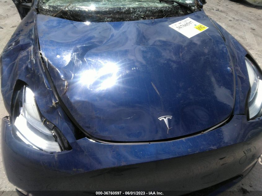 2023 TESLA MODEL Y LONG RANGE - 7SAYGAEE2PF605712