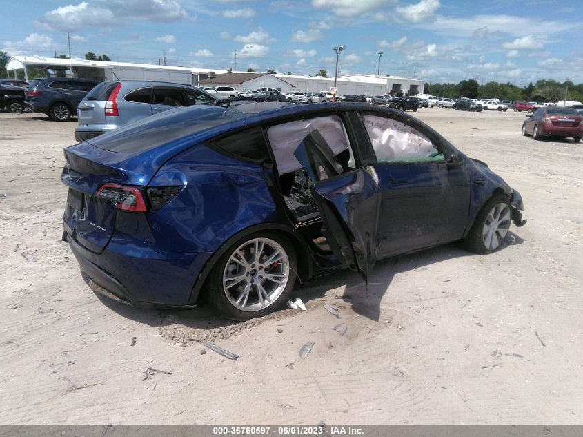2023 TESLA MODEL Y LONG RANGE - 7SAYGAEE2PF605712