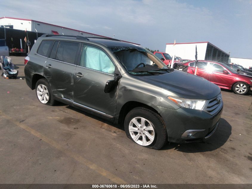 2013 TOYOTA HIGHLANDER - 5TDZA3EH8DS043556