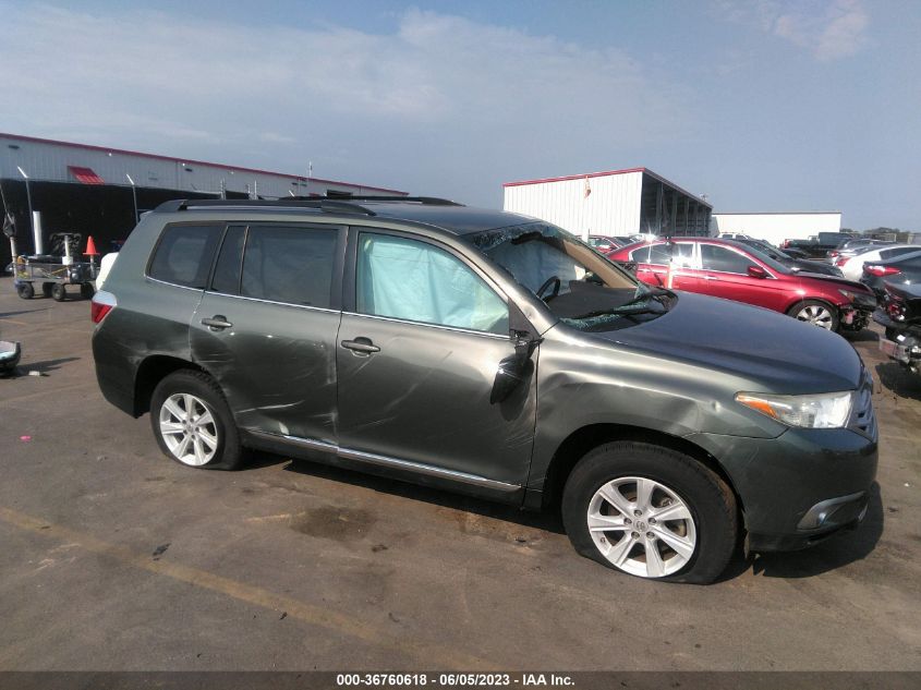 2013 TOYOTA HIGHLANDER - 5TDZA3EH8DS043556