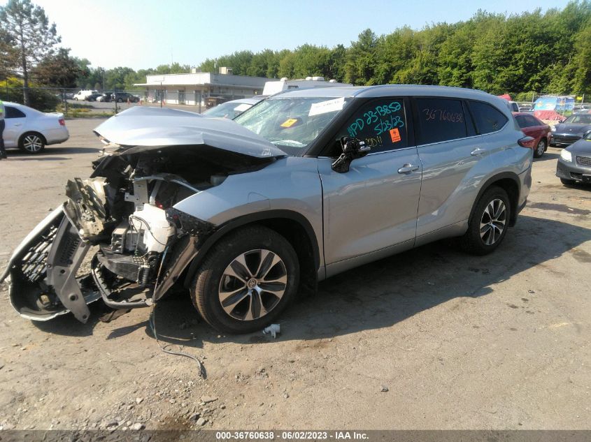 2021 TOYOTA HIGHLANDER XLE - 5TDGZRBH5MS088994