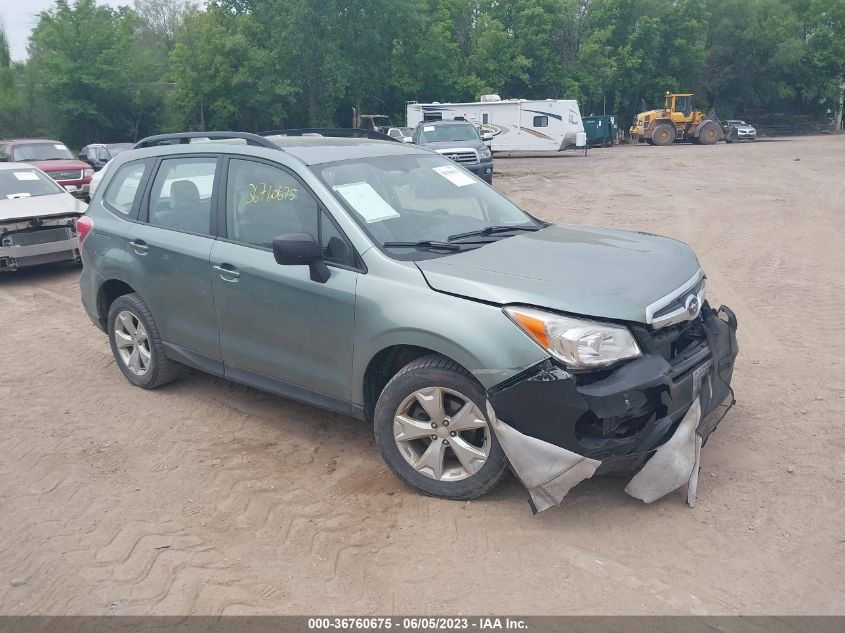 2016 SUBARU FORESTER 2.5I - JF2SJABC5GH418621