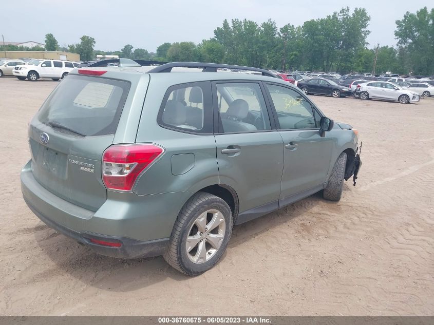 2016 SUBARU FORESTER 2.5I - JF2SJABC5GH418621