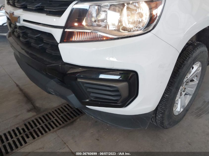 2021 CHEVROLET COLORADO 2WD LT - 1GCGSCEN8M1139677