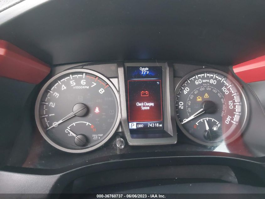 2019 TOYOTA TACOMA 4WD SR/SR5/TRD SPORT - 3TMCZ5AN8KM246918