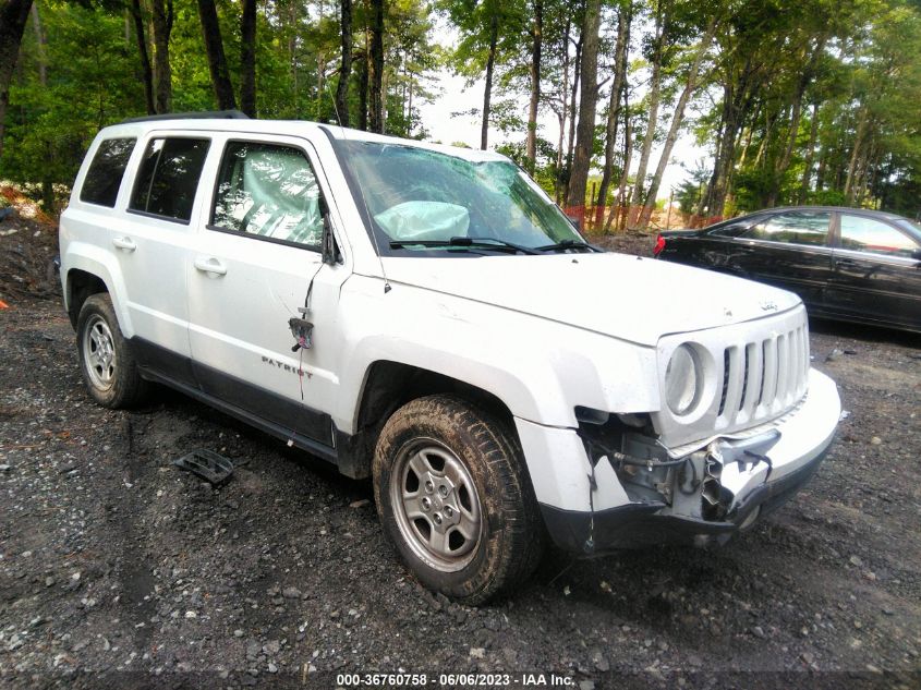 2017 JEEP PATRIOT SPORT - 1C4NJPBA2HD148074