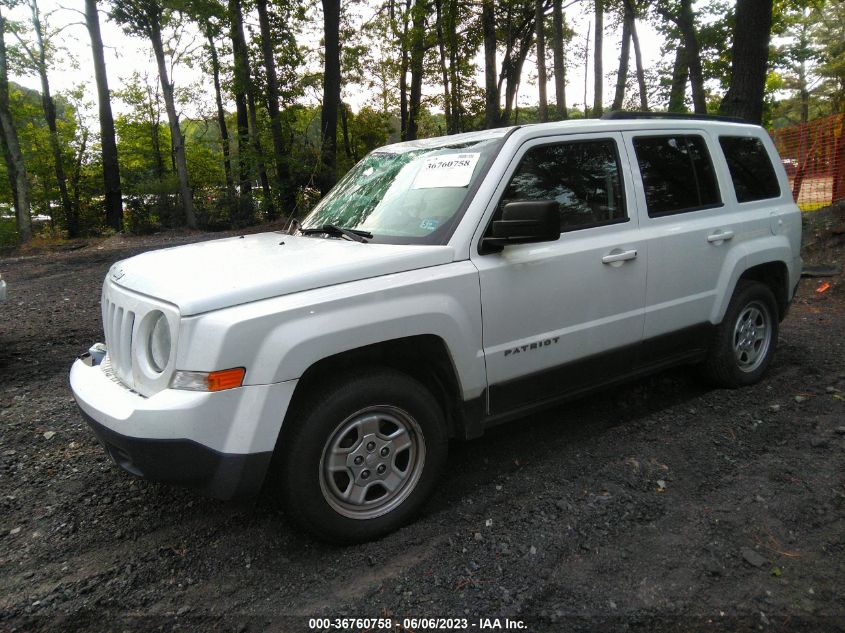 2017 JEEP PATRIOT SPORT - 1C4NJPBA2HD148074