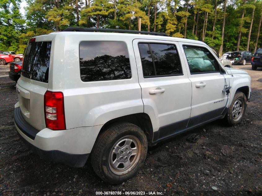 2017 JEEP PATRIOT SPORT - 1C4NJPBA2HD148074