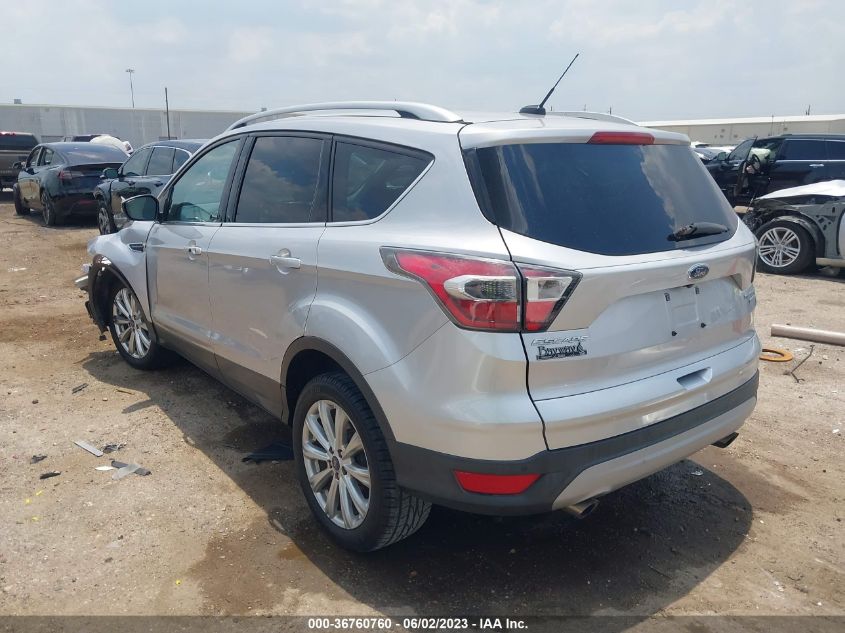 2017 FORD ESCAPE TITANIUM - 1FMCU0J94HUA64816