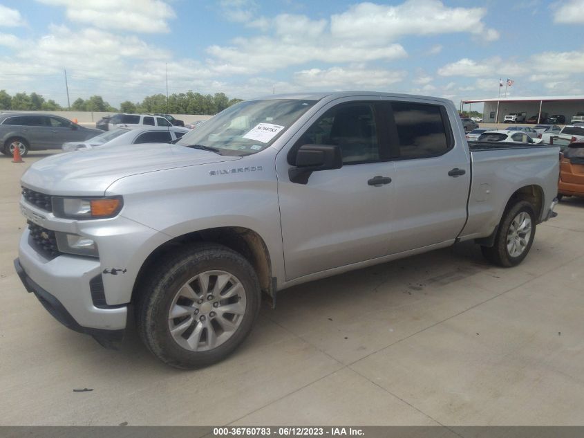 2019 CHEVROLET SILVERADO 1500 CUSTOM - 3GCPWBEF0KG216502