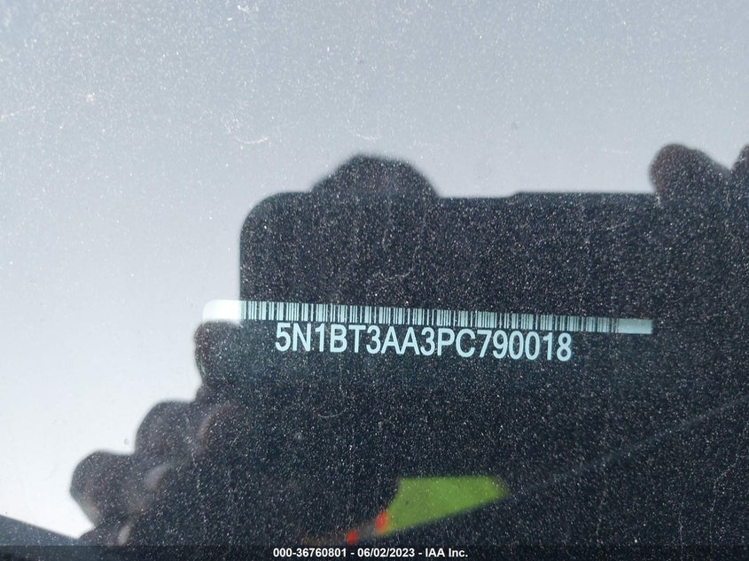 VIN 5N1BT3AA3PC790018 2023 NISSAN ROGUE S
