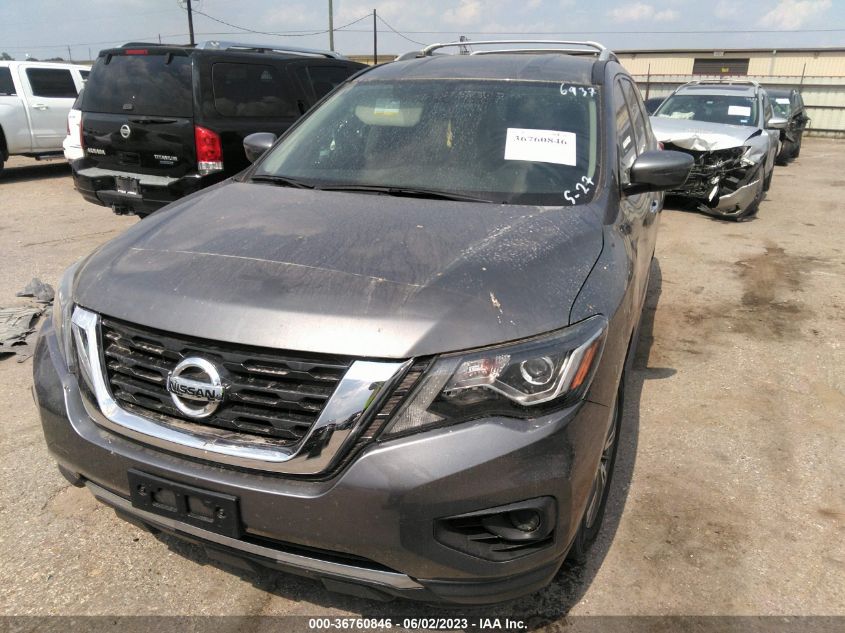 2019 NISSAN PATHFINDER S - 5N1DR2MM2KC626937