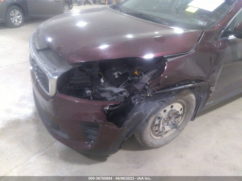 2019 KIA SORENTO LX - 5XYPGDA38KG434321