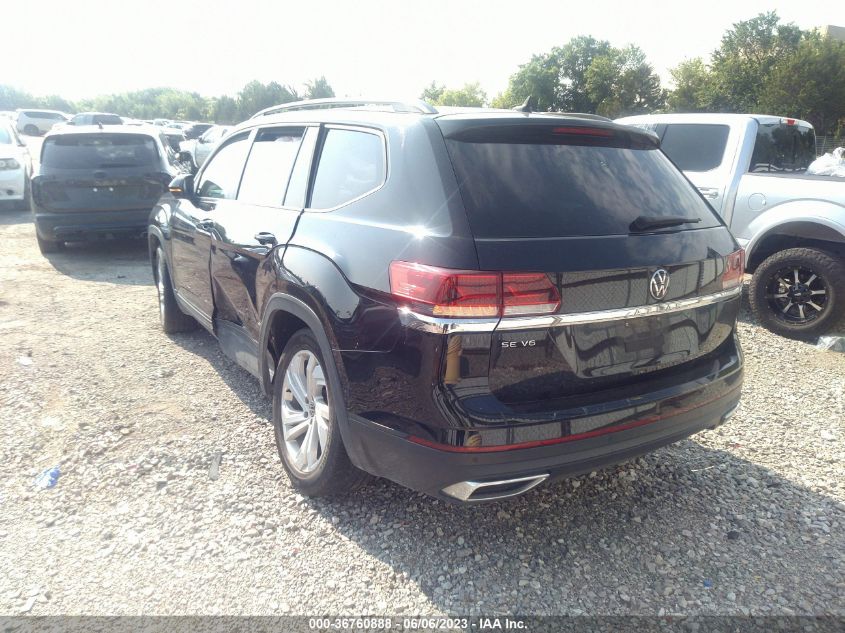 2021 VOLKSWAGEN ATLAS SE - 1V2WR2CA6MC579837