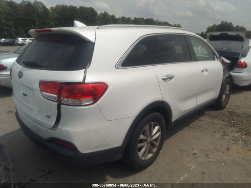 2016 KIA SORENTO LX - 5XYPG4A38GG049655