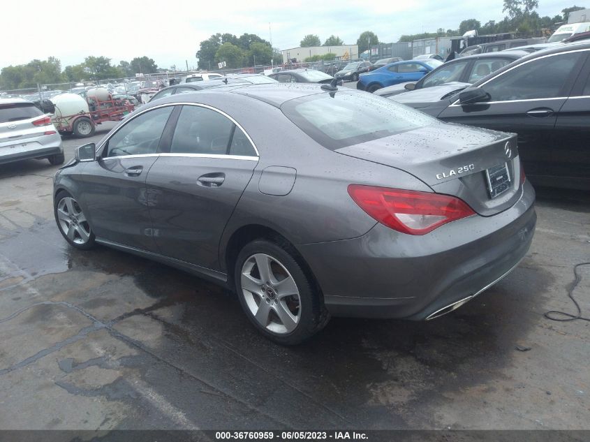 2018 MERCEDES-BENZ CLA CLA 250 - WDDSJ4GB7JN590468
