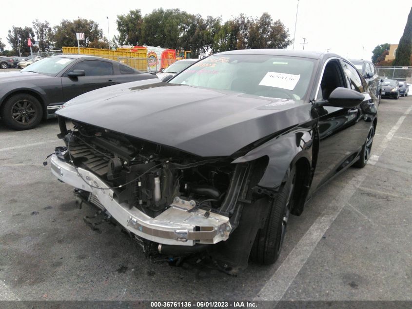 2021 HONDA ACCORD SEDAN SPORT - 1HGCV1F30MA099569