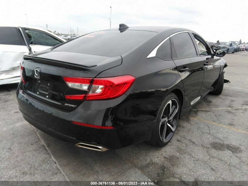 2021 HONDA ACCORD SEDAN SPORT - 1HGCV1F30MA099569
