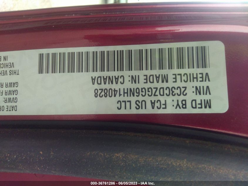 2022 DODGE CHALLENGER SXT - 2C3CDZGG6NH140828