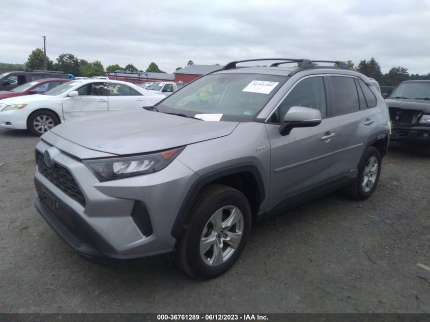VIN 2T3MWRFV7KW002267 2019 TOYOTA RAV4 HYBRID LE