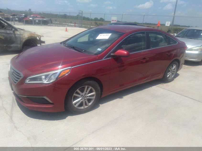 2016 HYUNDAI SONATA 2.4L SE - 5NPE24AF7GH351737