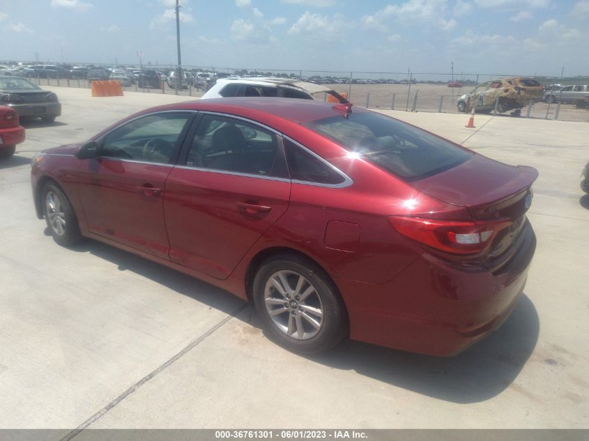 2016 HYUNDAI SONATA 2.4L SE - 5NPE24AF7GH351737