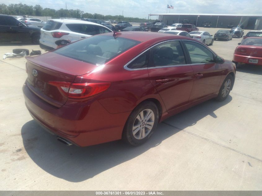 2016 HYUNDAI SONATA 2.4L SE - 5NPE24AF7GH351737