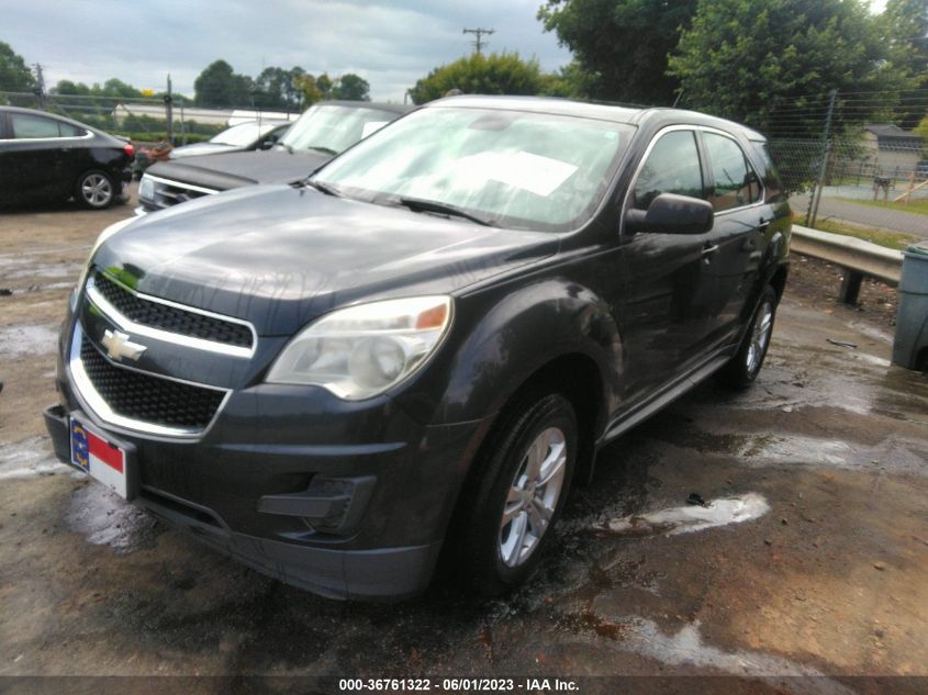 2013 CHEVROLET EQUINOX LS - 2GNALBEK6D6181191