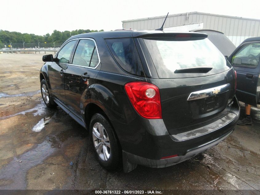 2013 CHEVROLET EQUINOX LS - 2GNALBEK6D6181191