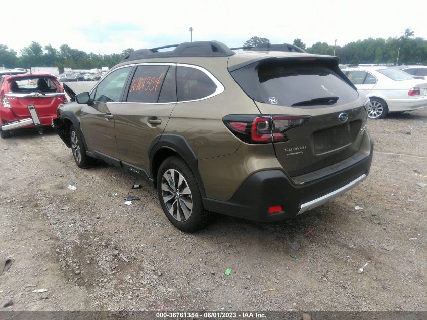 2023 SUBARU OUTBACK LIMITED - 4S4BTANC9P3168541
