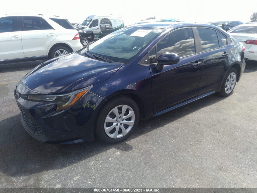 VIN JTDEPMAE8MJ152823 2021 TOYOTA COROLLA LE