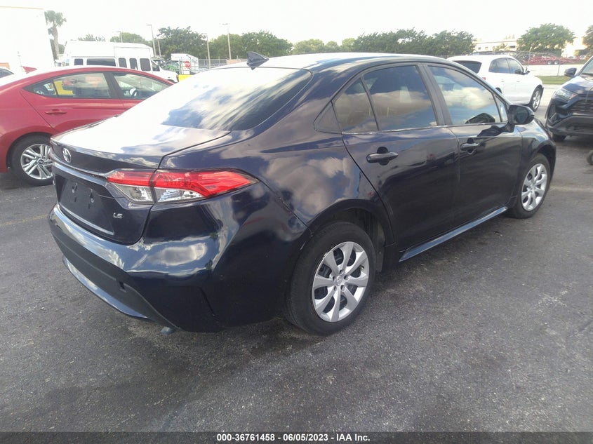 VIN JTDEPMAE8MJ152823 2021 TOYOTA COROLLA LE