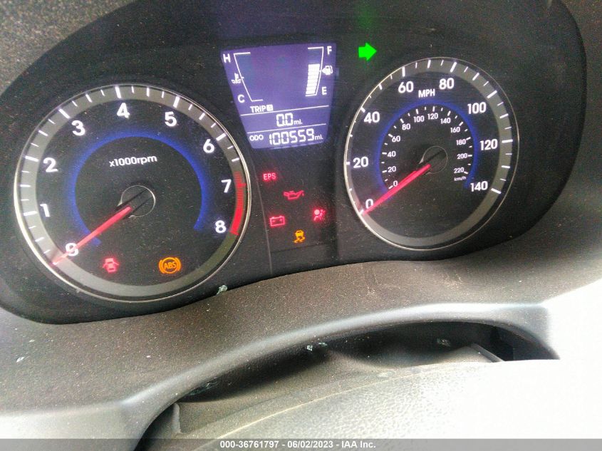 2013 HYUNDAI ACCENT GLS - KMHCT4AE1DU560805