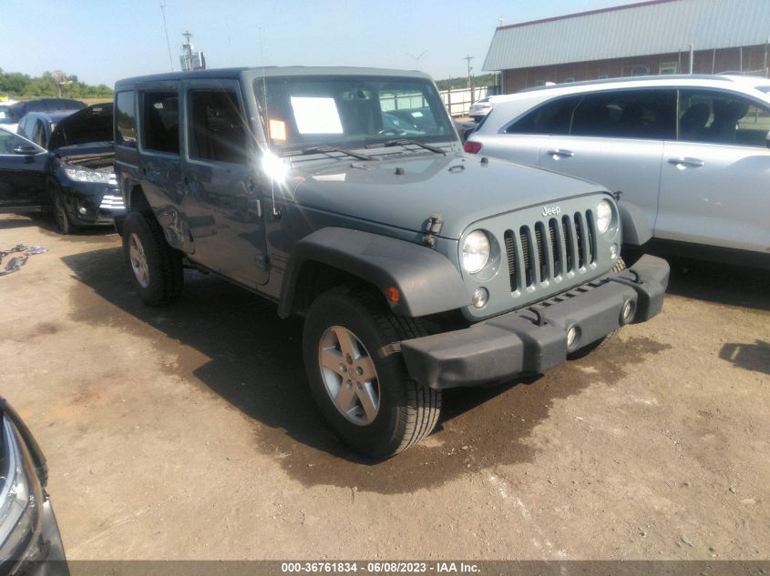 2014 JEEP WRANGLER UNLIMITED SPORT - 1C4BJWDGXEL270102
