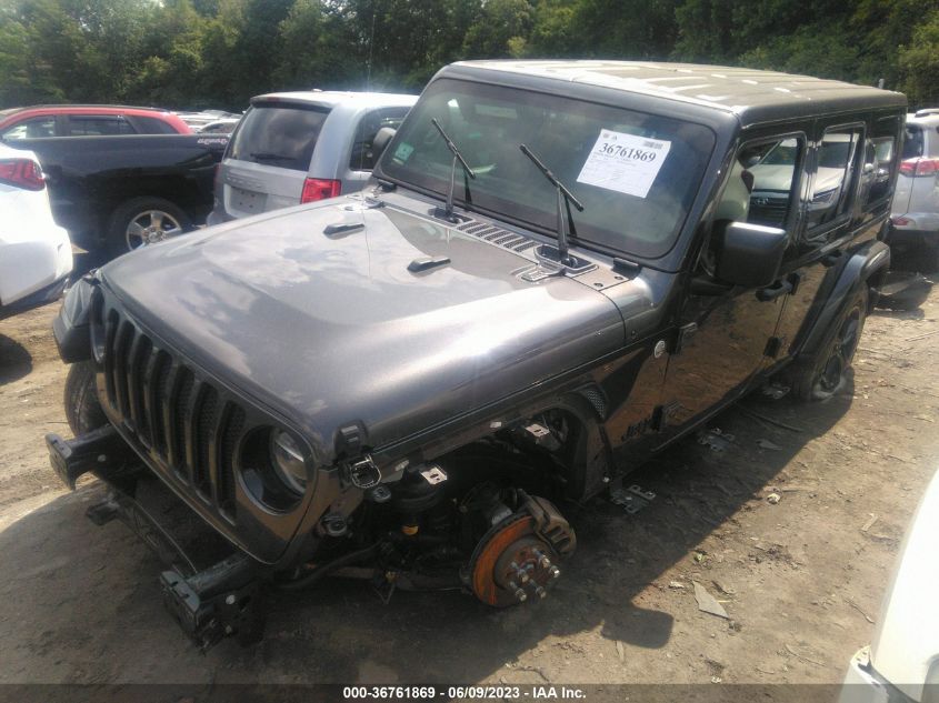 2020 JEEP WRANGLER UNLIMITED SAHARA - 1C4HJXENXLW110777