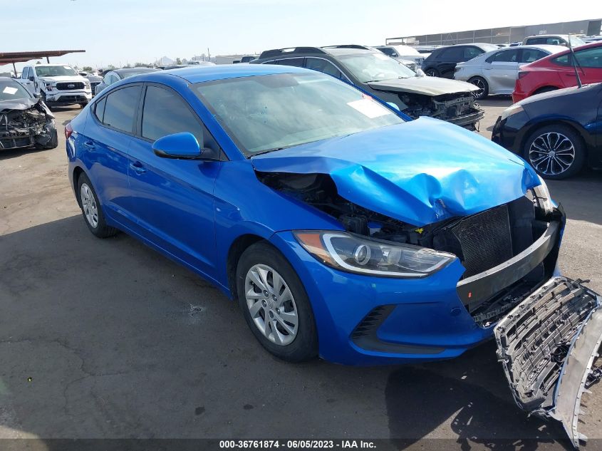 2017 HYUNDAI ELANTRA SE - KMHD74LF5HU357761