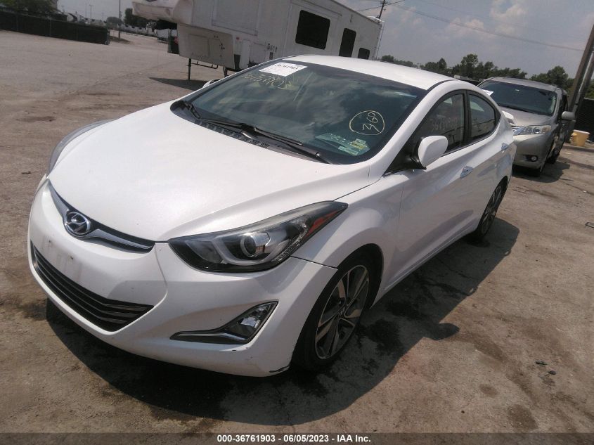 2014 HYUNDAI ELANTRA LIMITED - 5NPDH4AE9EH460019
