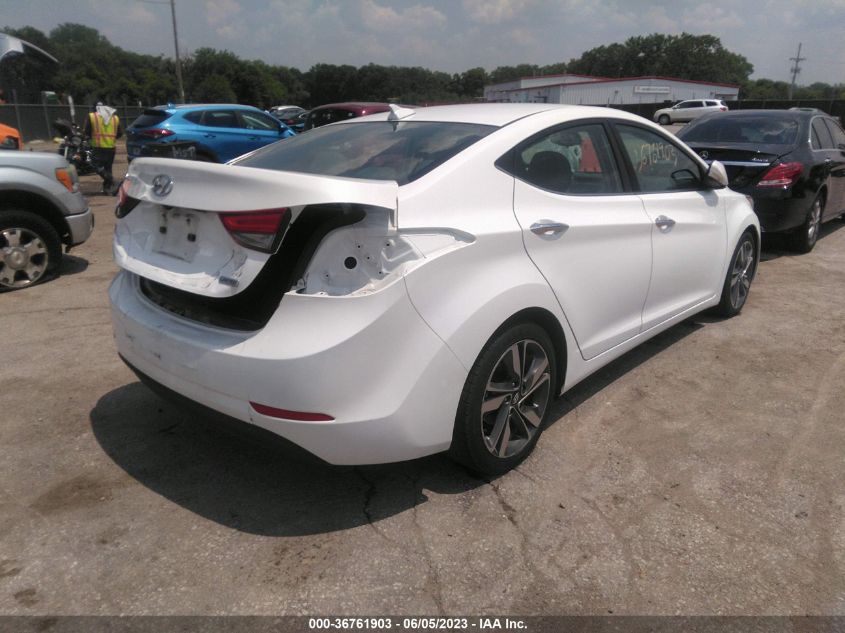 2014 HYUNDAI ELANTRA LIMITED - 5NPDH4AE9EH460019