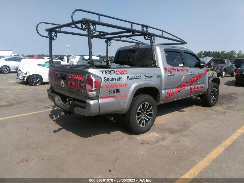 2020 TOYOTA TACOMA 4WD TRD SPORT - 3TMCZ5AN1LM349857