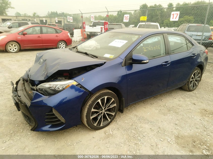 VIN 2T1BURHE4HC829852 2017 TOYOTA COROLLA SE