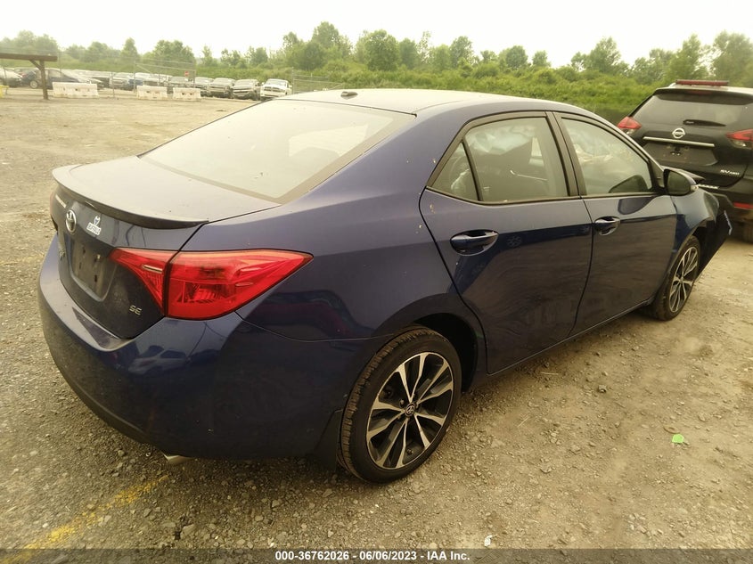 VIN 2T1BURHE4HC829852 2017 TOYOTA COROLLA SE