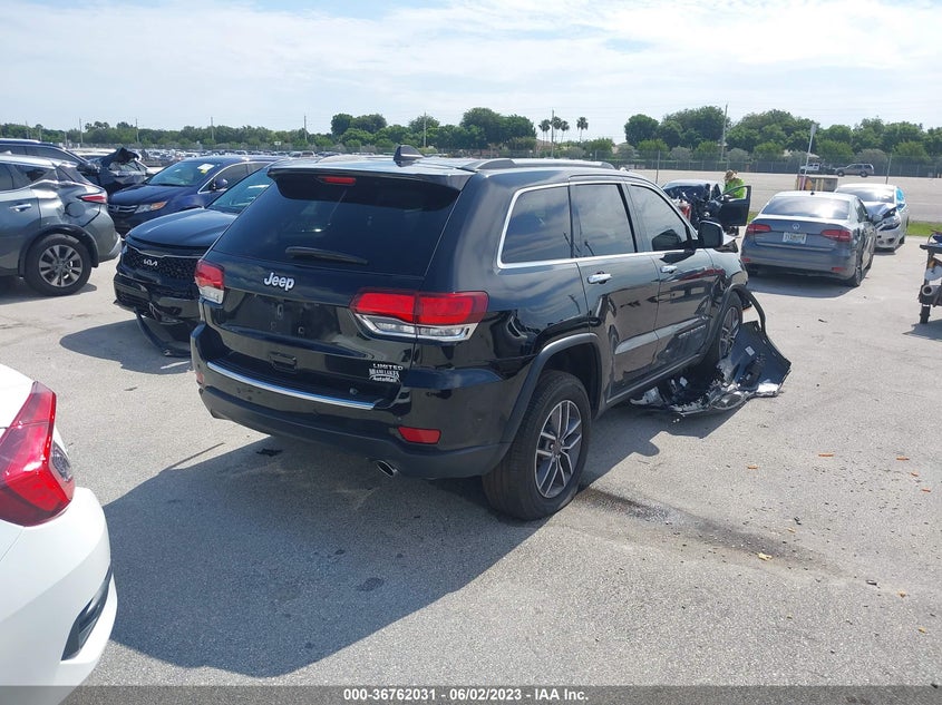 VIN 1C4RJEBG6MC843779 2021 JEEP GRAND CHEROKEE LIMITED
