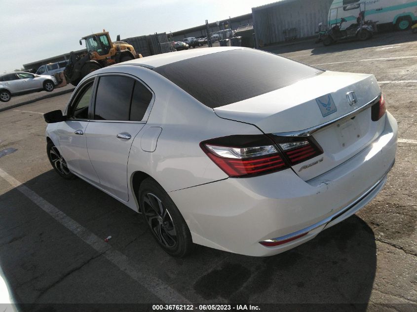 2017 HONDA ACCORD SEDAN LX - 1HGCR2F39HA140796