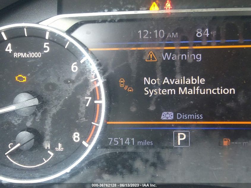 2019 NISSAN ALTIMA SR - 1N4BL4CV0KC120628