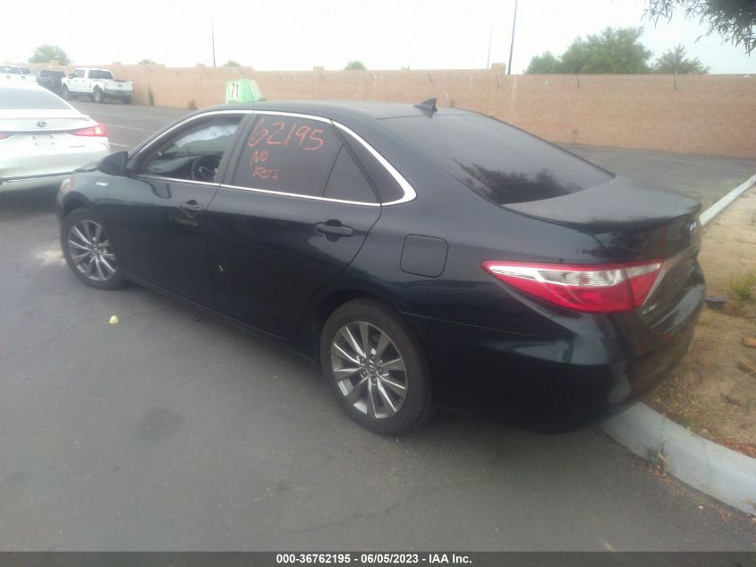 2016 TOYOTA CAMRY HYBRID XLE - 4T1BD1FK2GU183301