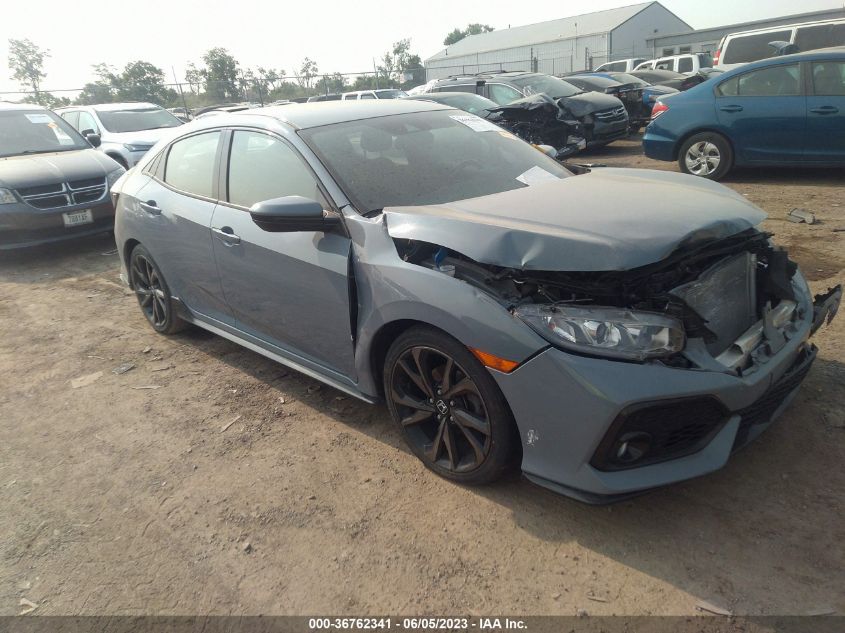 2019 HONDA CIVIC HATCHBACK SPORT - SHHFK7H40KU215093