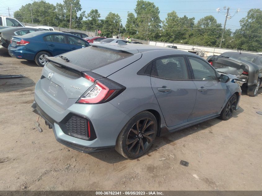 2019 HONDA CIVIC HATCHBACK SPORT - SHHFK7H40KU215093